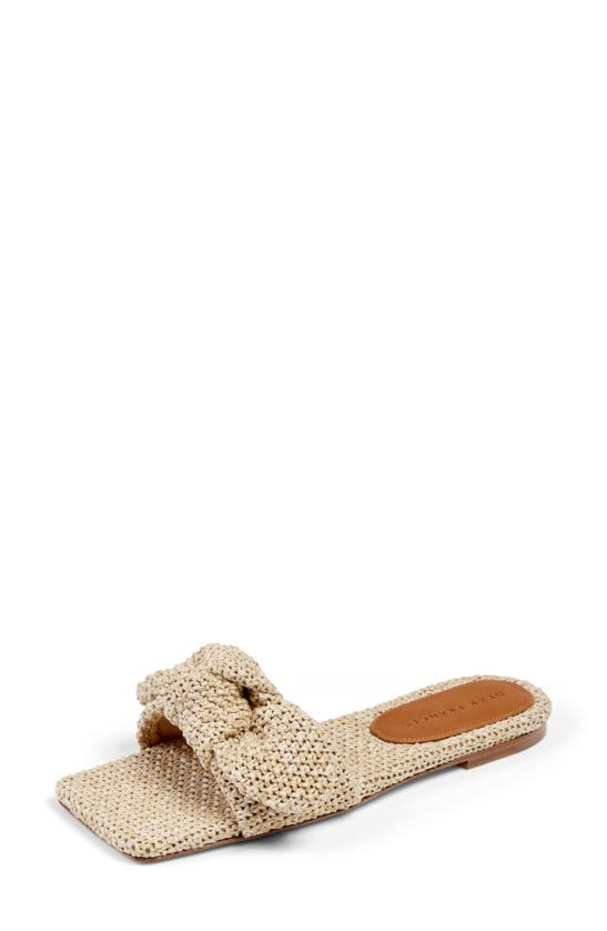 Shop Dear Frances Knot Slide Sandal In Seagrass