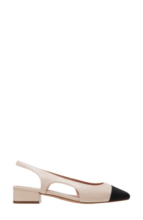 Shop Linea Paolo Charley Slingback Pump In Sand/black