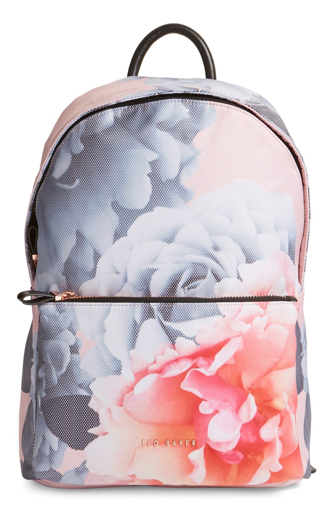 ted baker floral backpack