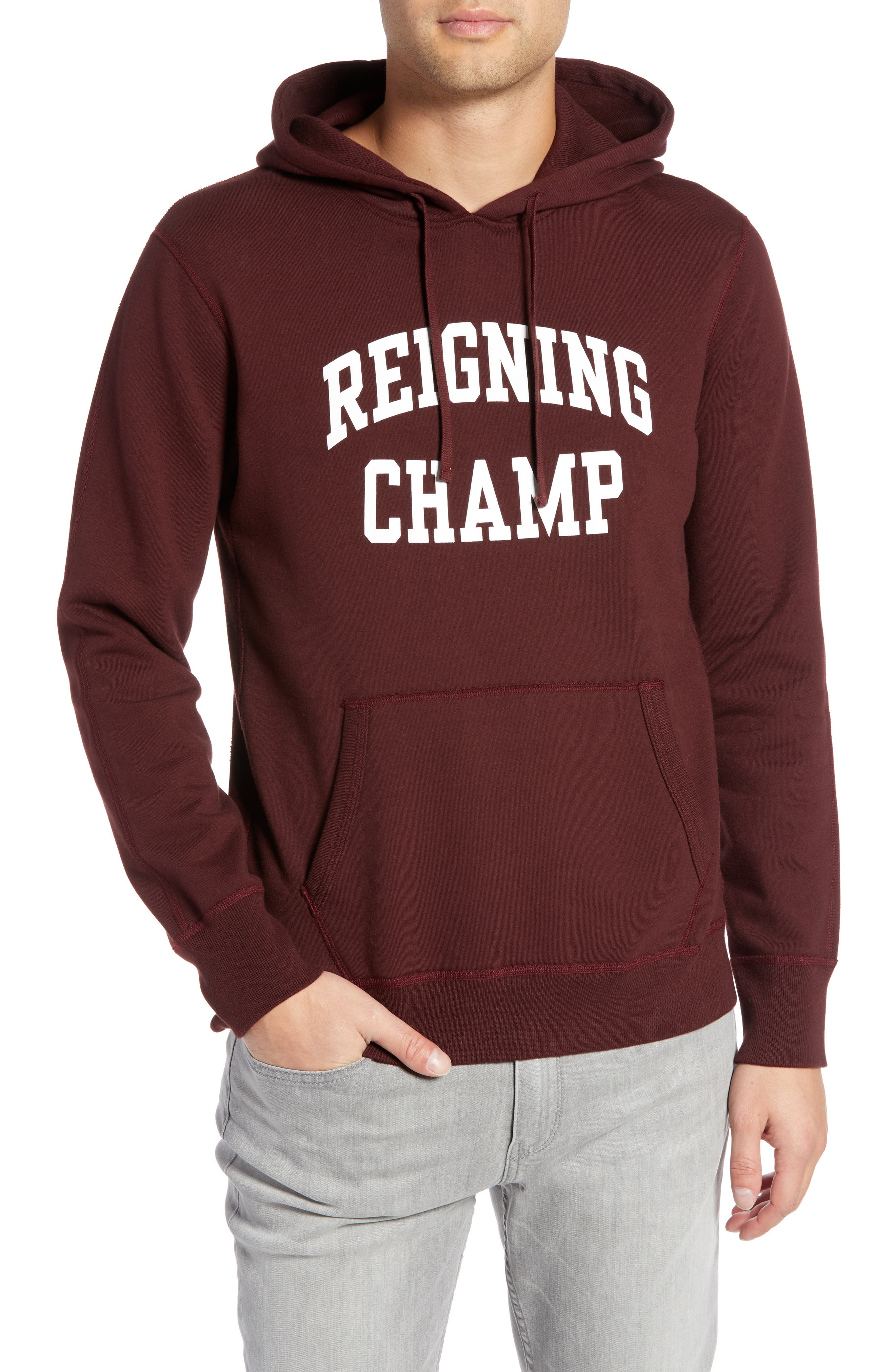 reigning champ hoodie review