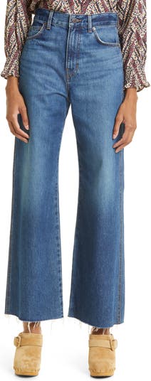 Taylor High-Rise, Cropped Wide-Leg Jean