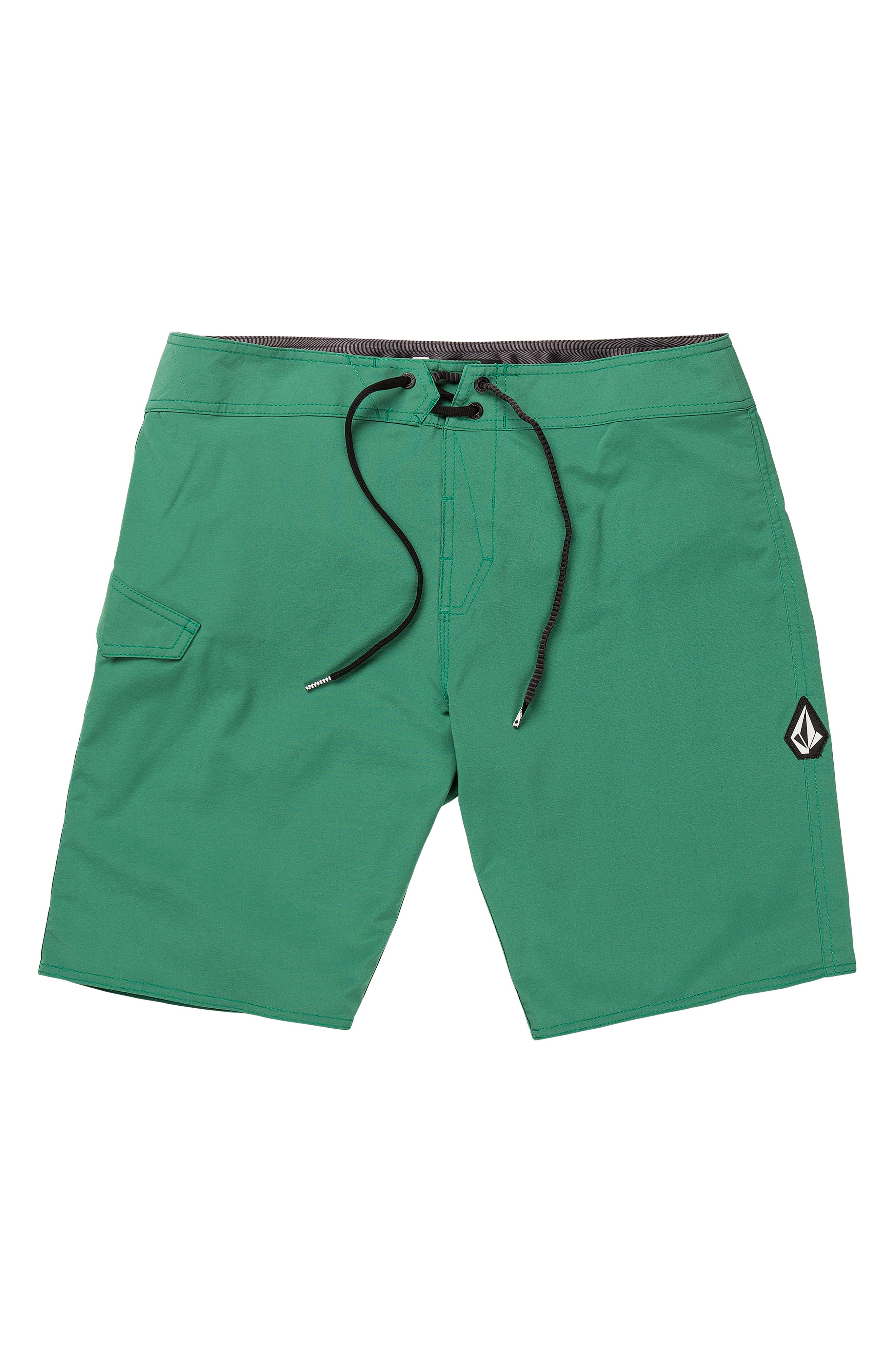 NEW VOLCOM board shorts  swim trunks Lido solid mod Poison Green sz 30 34 36 38 