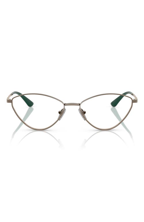 VOGUE 53mm Irregular Optical Glasses in Lite Brown 