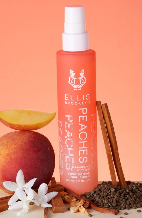 Ellis Brooklyn Peaches Fragrance Body Mist 3.4 oz / 100 ml Eau De Toilette Spray In No Color