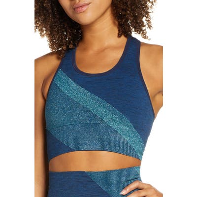 Lndr Comet Sports Bra, Blue/green