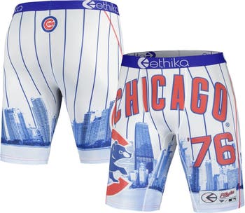 Ethika Men's Ethika White Chicago Cubs Jerseyscape Boxer Briefs