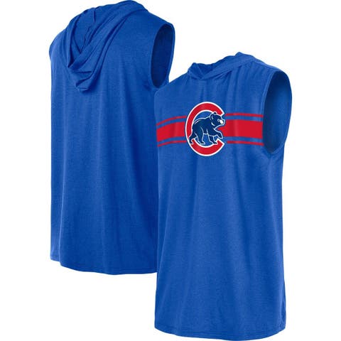 New Era Men's Heather Gray Chicago Cubs Throwback Classic Pullover