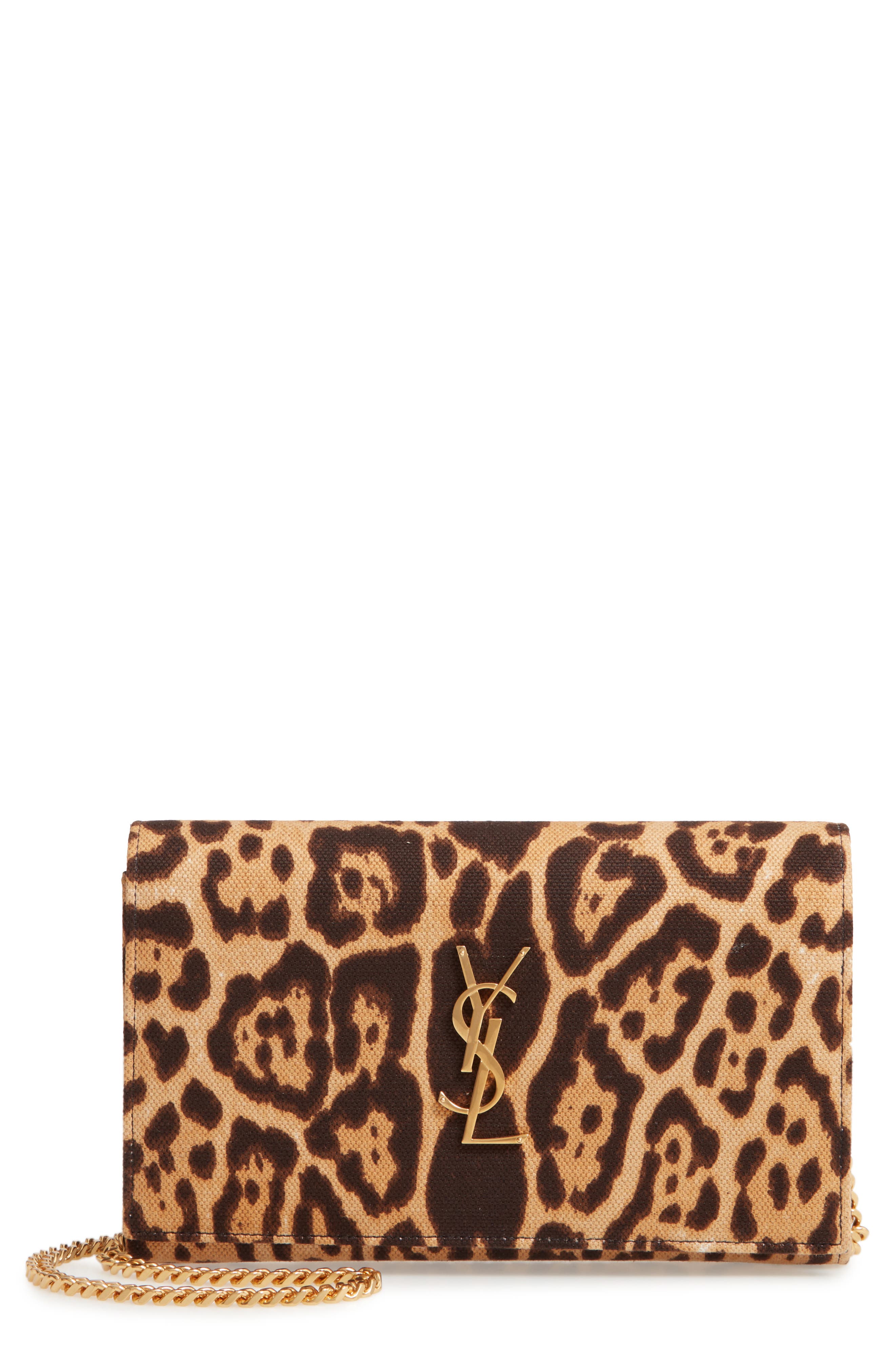 women's leopard print wallet