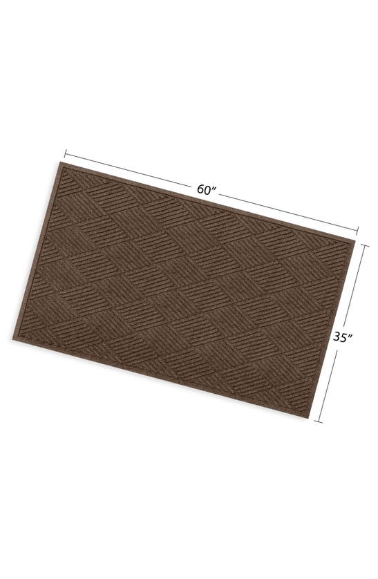 Bungalow Flooring Waterhog Diamonds Floor Mat In Dark Brown