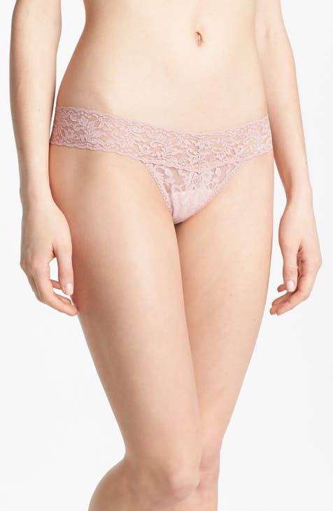 Victoria's Secret very sexy panties g-string thong lace sheer silky black pink  women's underwear, Women's Fashion, New Undergarments & Loungewear on  Carousell