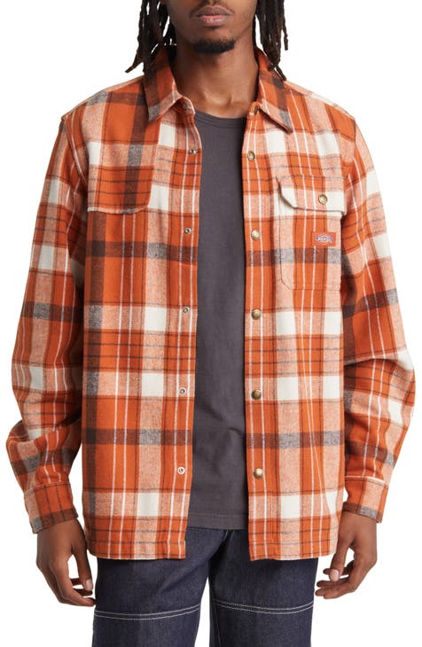 Nimmons Plaid Flannel Snap-Up Shirt