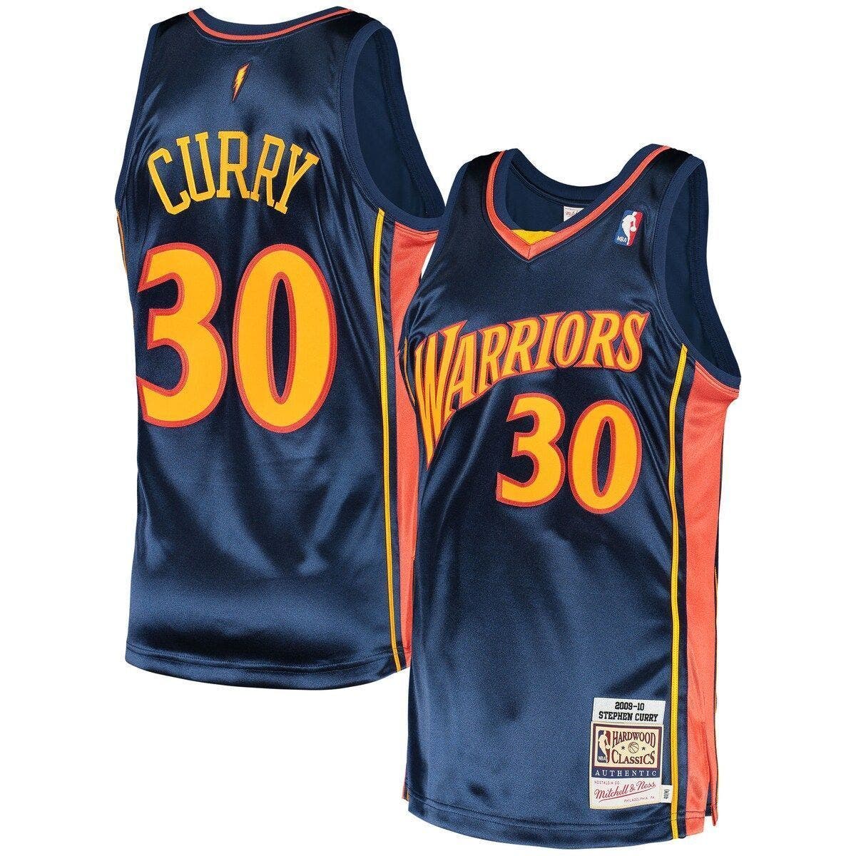 stephen curry mitchell and ness jersey