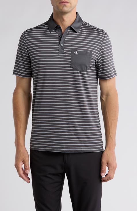 Colorblock Stripe Jersey Polo