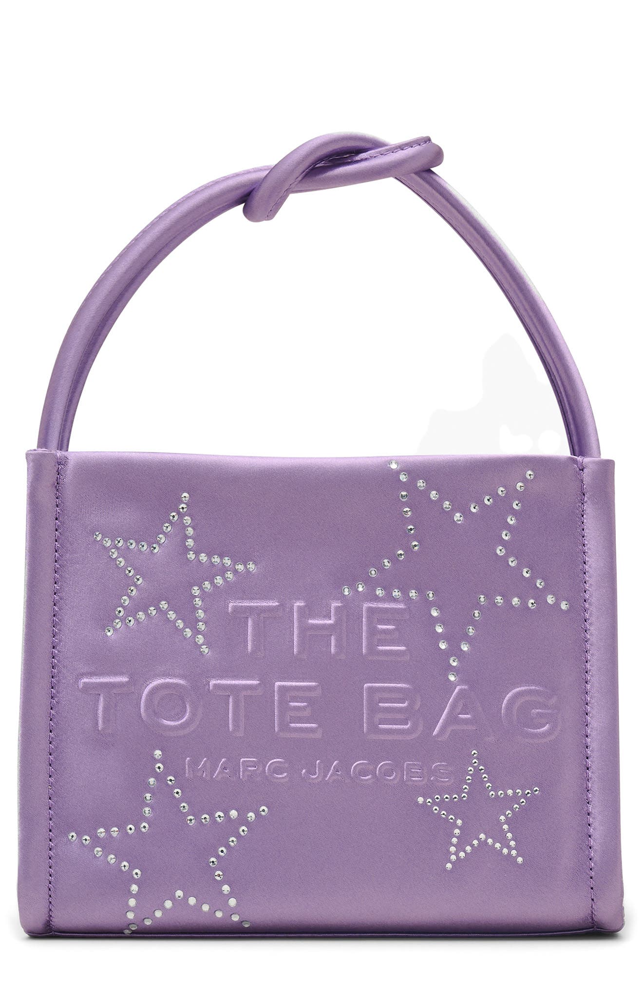 Marc Jacobs The Mini Satin Tote in Lilac 
