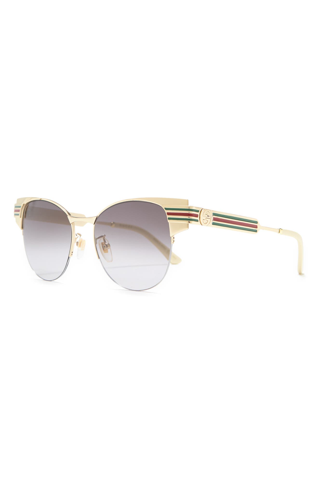 gucci 52mm clubmaster sunglasses