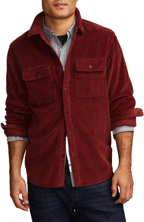 Lucky Brand Corduroy Button-up Top In Port