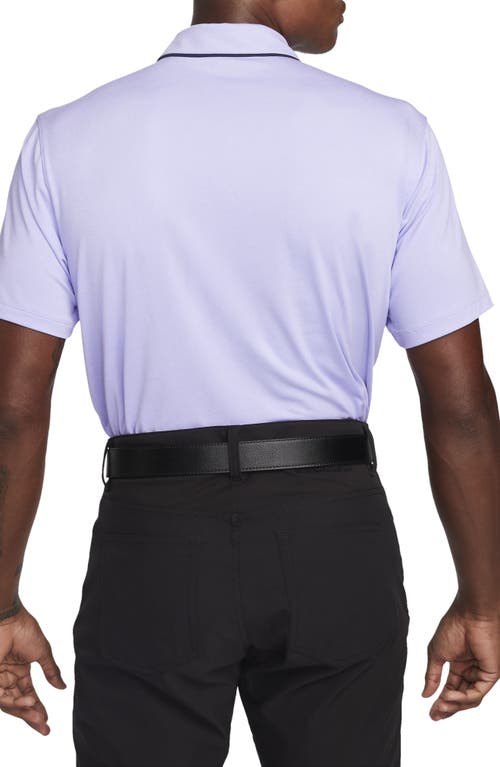 Shop Nike Golf Dri-fit Vapor Tipped Golf Polo In Purple Pulse/obsidian