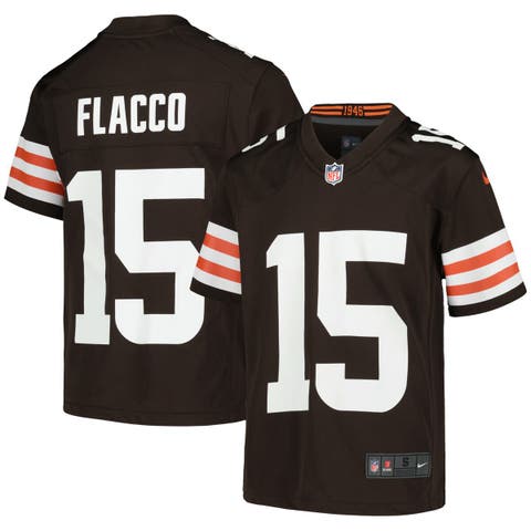 Youth Nike Joe Flacco Brown Cleveland Browns Game Jersey