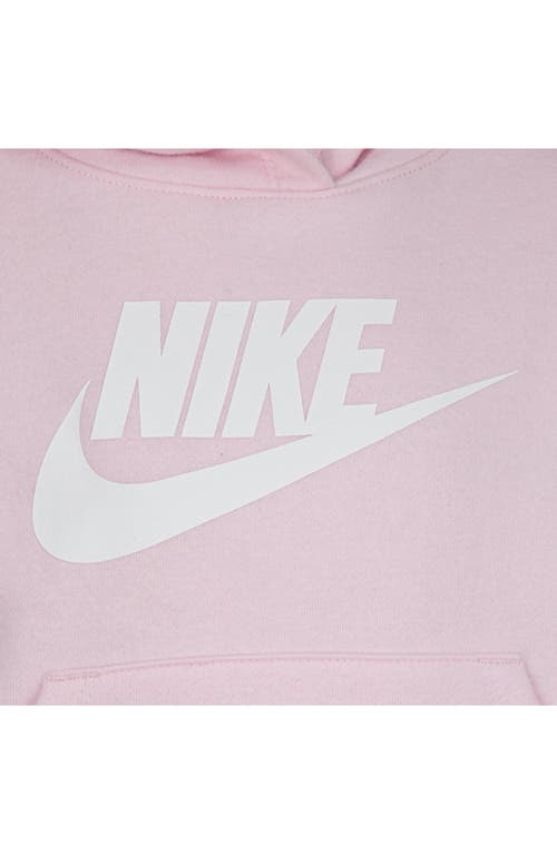 Nike Kids' Club Fleece Hoodie & Joggers Set In Pink Foam