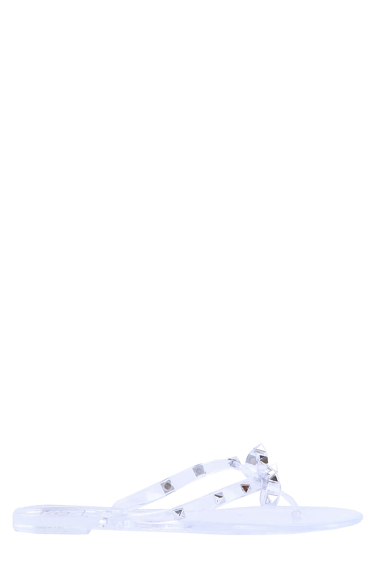 sandals with studs and bow