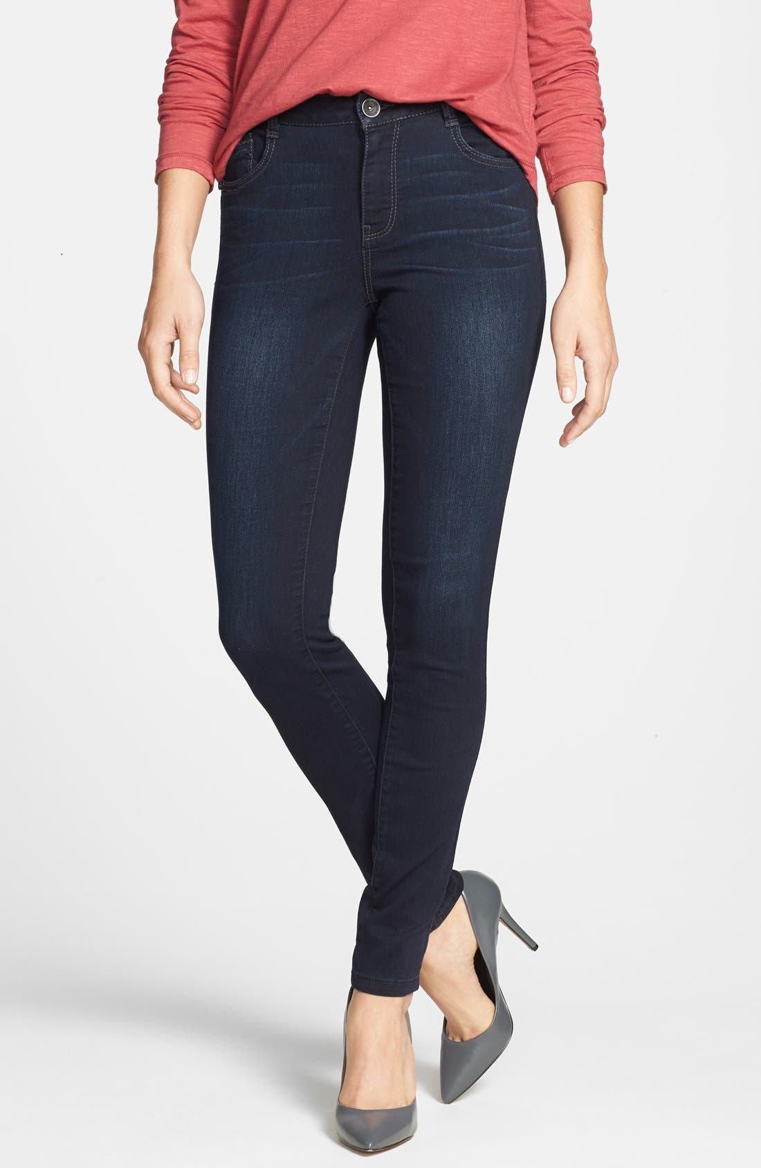 Wit & Wisdom Supersoft Stretch Skinny Jeans (Indigo) (Nordstrom