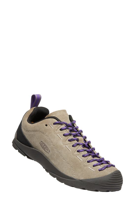 Shop Keen Jasper Low Top Hiking Sneaker In Brindle/ Tillandsia Purple