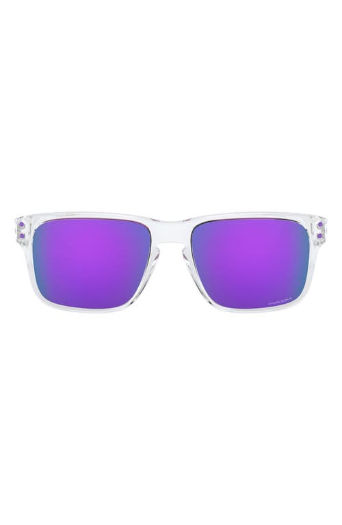 Oakley Kids' Holbrook 53mm Prizm Polarized Rectangle Sunglasses in Clear at Nordstrom