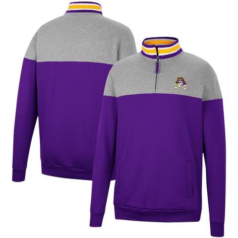 Minnesota Vikings Antigua Brigade Quarter-Zip Sweatshirt - Black