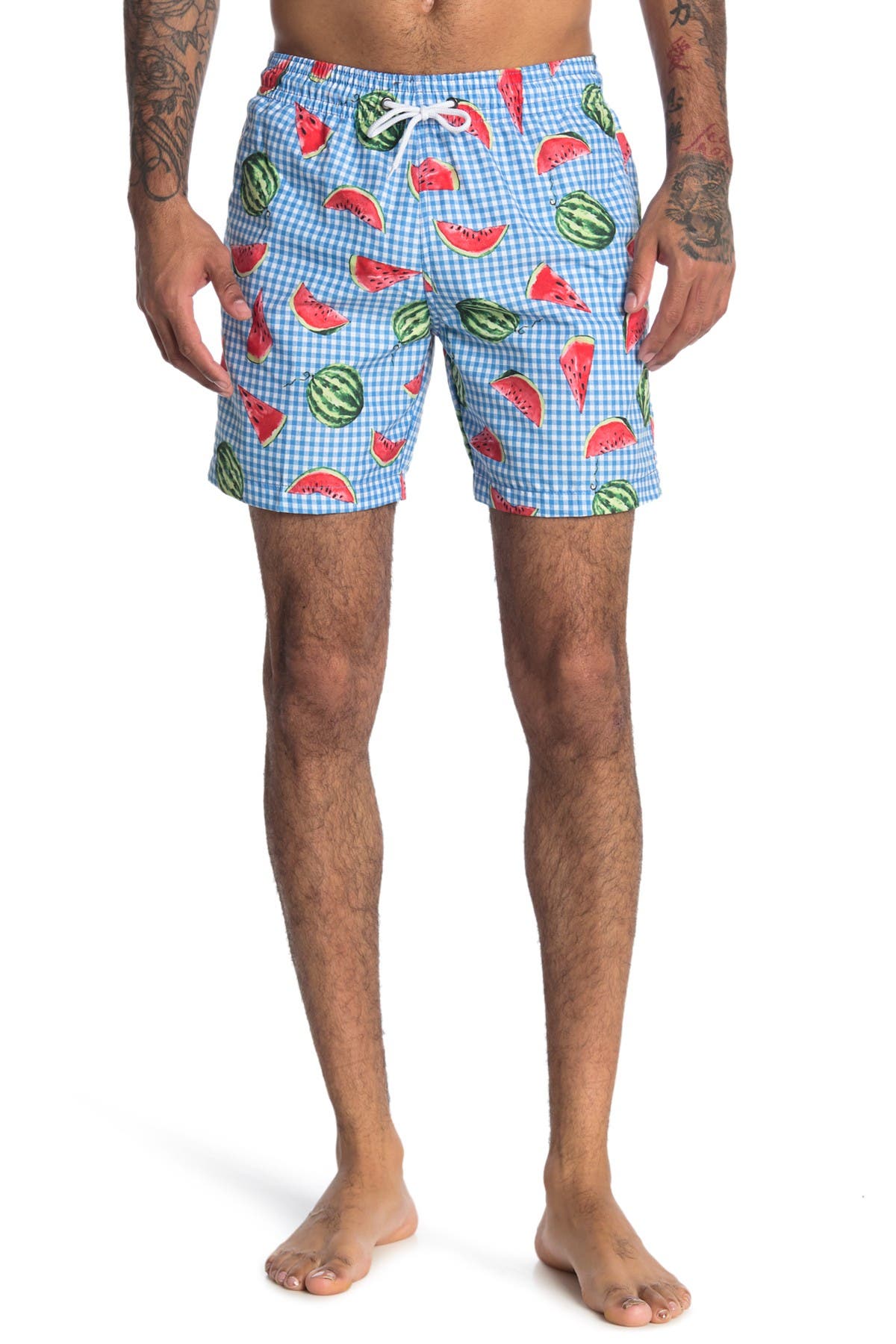 watermelon swim shorts