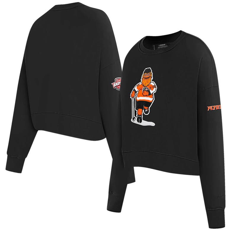 Shop Pro Standard Black Philadelphia Flyers Mascot Crewneck Pullover Sweatshirt