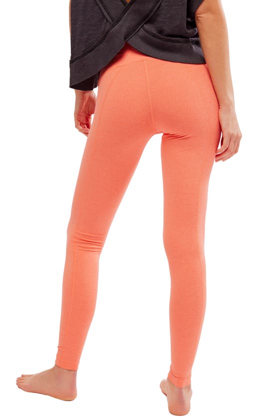 Shop Fp Movement You Know It High Waist Leggings In Melon Taffy