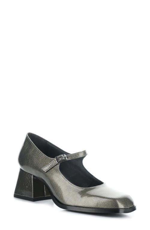 Bos. & Co. Amaya Mary Jane Pump in Pewter 