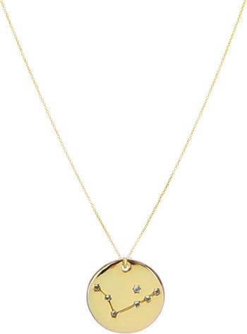 Lucky Necklace Gold Plated Star Zodiac Necklace Jewelry Zodiac Gift Men Women Girls Birthday Gifts Cute Necklaces for Teen Girls, Women's, Size: One