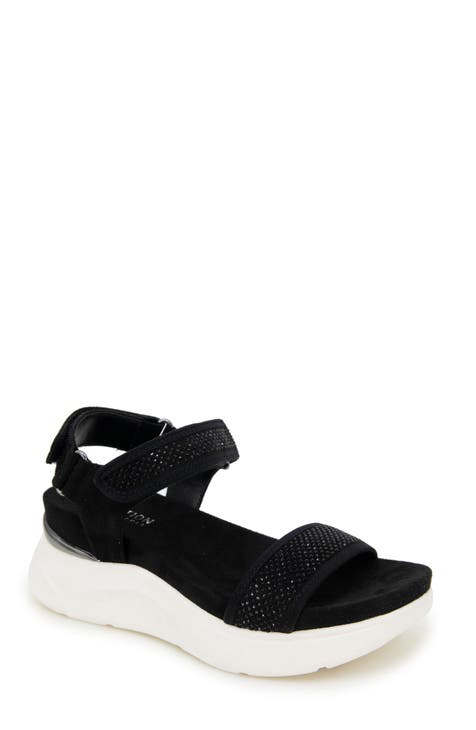 Halsey Ankle Strap Platform Sandal (Women)