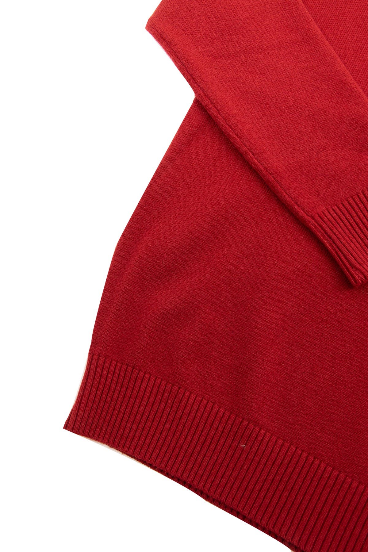 X-ray Kids' Basic Turtleneck Sweater In Medium Red