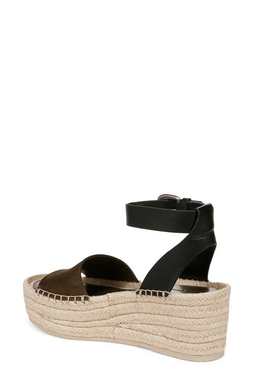 Vince Women's Belisa Square Toe Espadrille Platform Sandals In Militaire