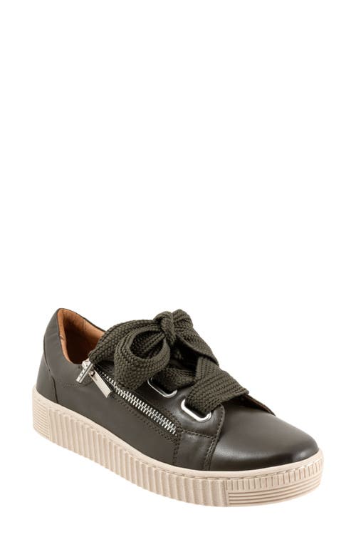 Shop Eos Footwear Jovi Sneaker In Dark Olive