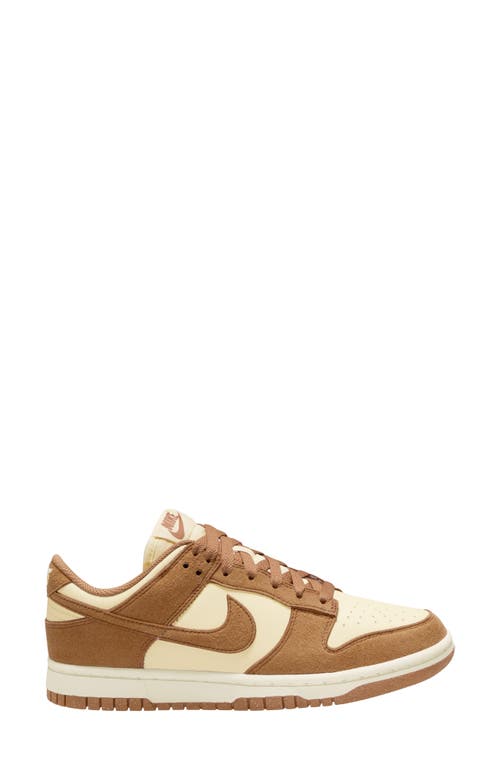 Shop Nike Dunk Low Basketball Sneaker In Coconut Milk/flax/sail