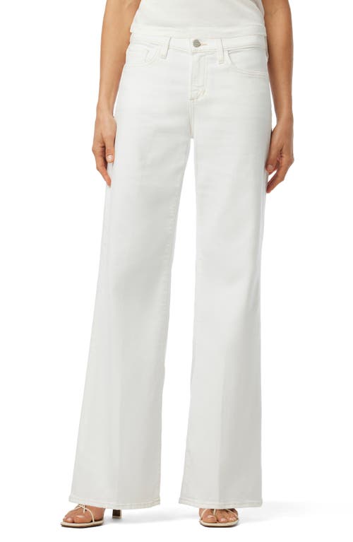 The Lou Lou Low Rise Wide Leg Jeans in White