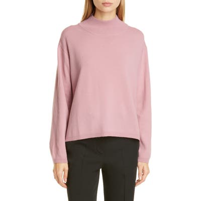 Mansur Gavriel Wool & Cashmere Mock Neck Sweater, Pink