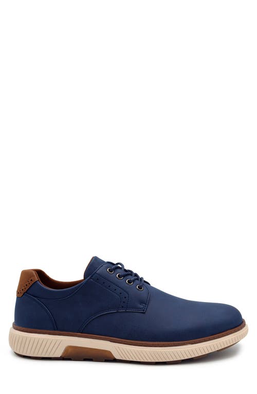 Aston Marc Anson Mens Lace-up Faux Leather Casual And Fashion Sneakers In Navy