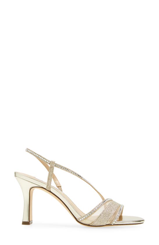 Nina Abbi Slingback Sandal In Soft Platino