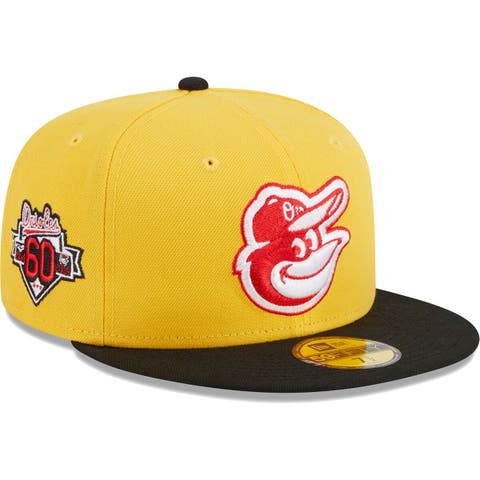 Men's New Era Yellow/Black Kansas City Royals Grilled 59FIFTY Fitted Hat