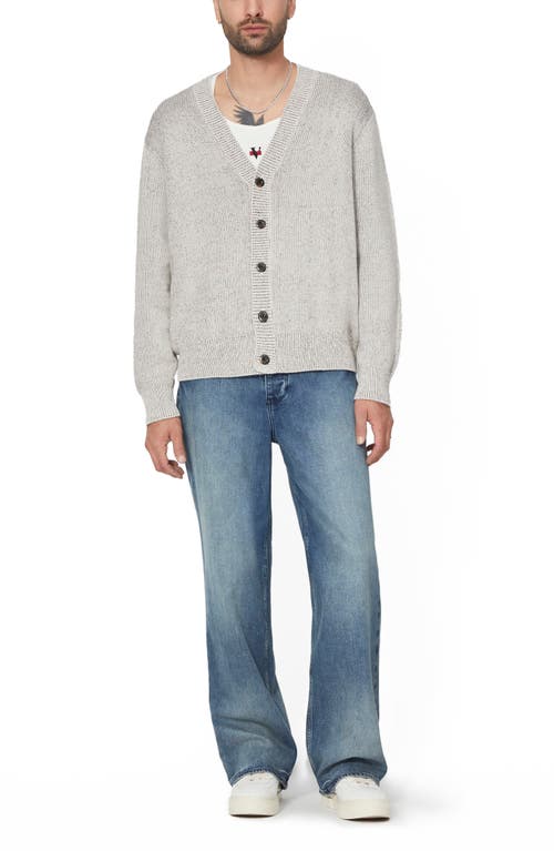 Shop Vayder Mcfeely Oversize Cotton Cardigan In Ivory Smoke