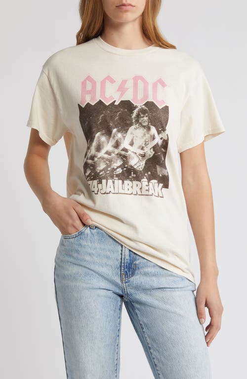 AC/DC Jailbreak Cotton Graphic T-Shirt in Natural