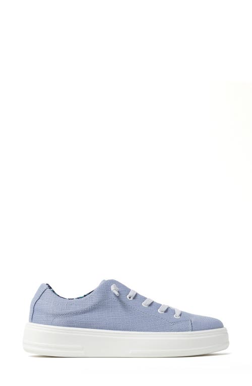 Dearfoams Mabel Woven Slip-on Sneaker In Eventide
