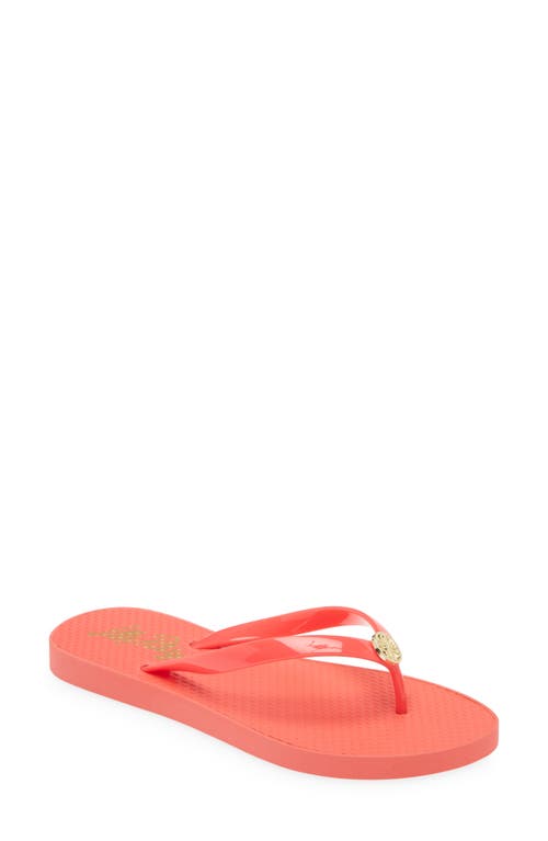 Lilly Pulitzer ® Pool Flip Flop In Mizner Red