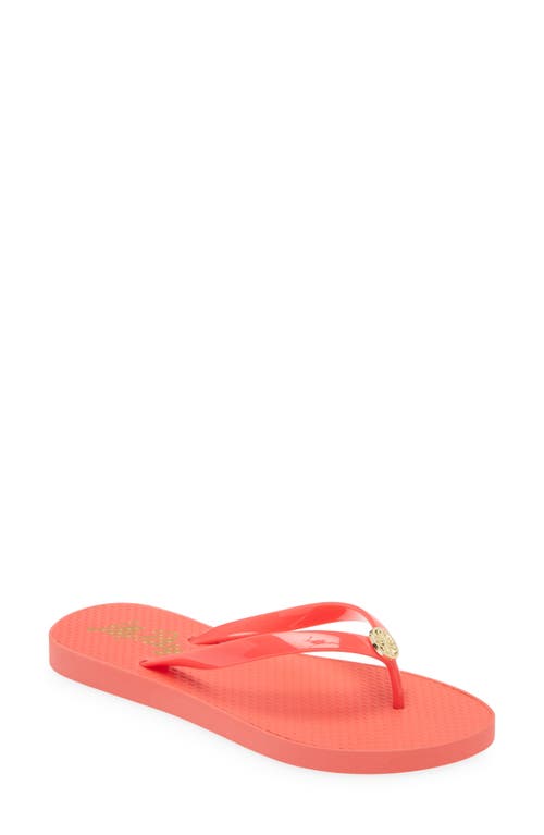 Shop Lilly Pulitzer ® Pool Flip Flop In Mizner Red