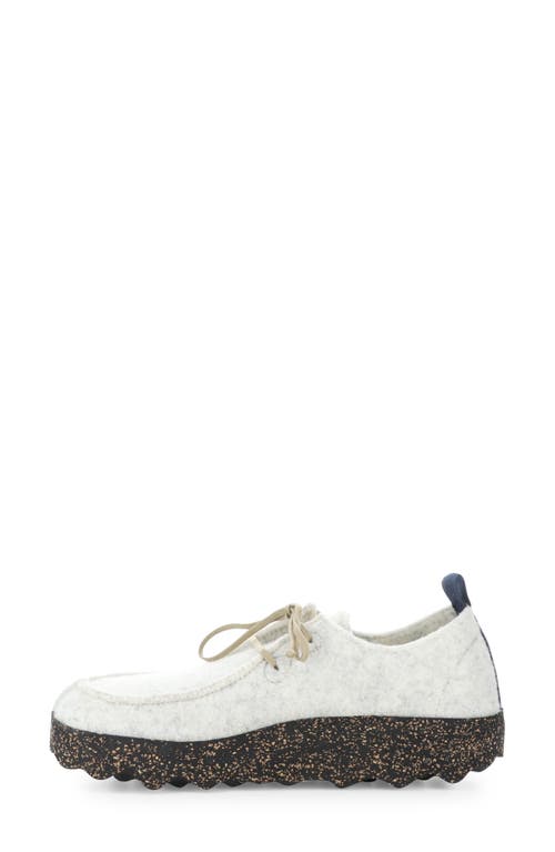 Shop Asportuguesas By Fly London Chat Sneaker In 009 Off White Tweed/felt