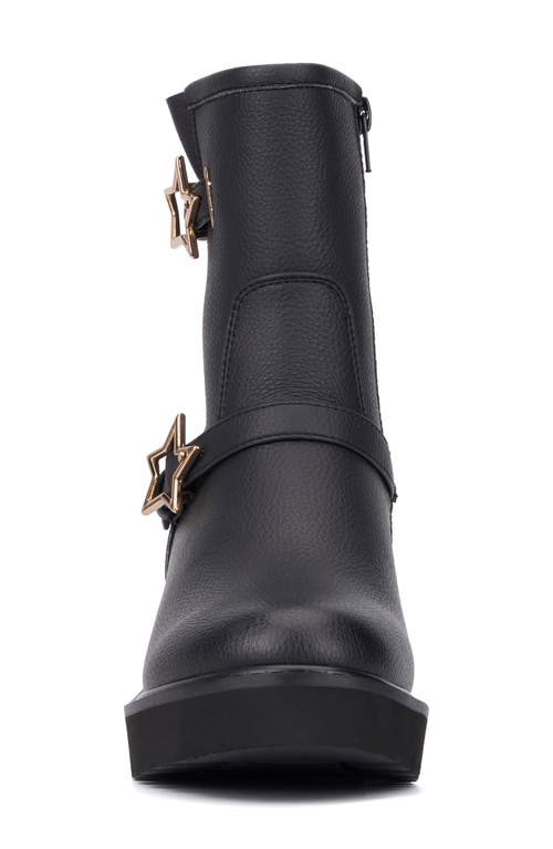 Olivia Miller Neptune Lug Sole Boot In Black